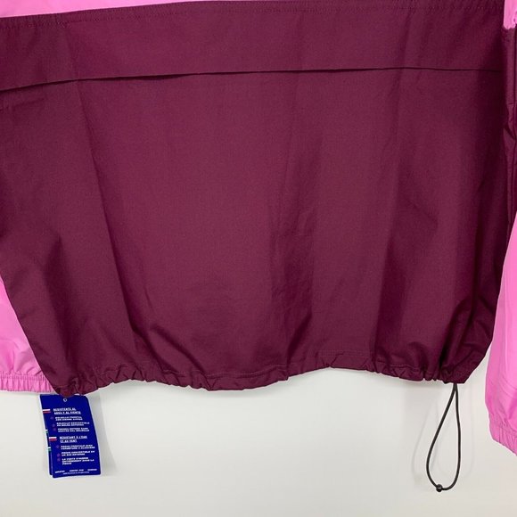 Champion Jacket Pink Stadium Packable Wind Water Resistant NWT - Picture 16 of 16
